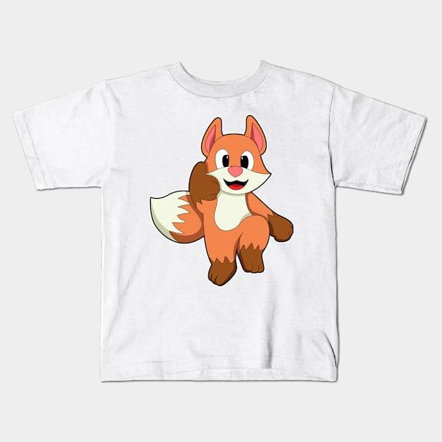 Fox funny Kids T-Shirt by Markus Schnabel